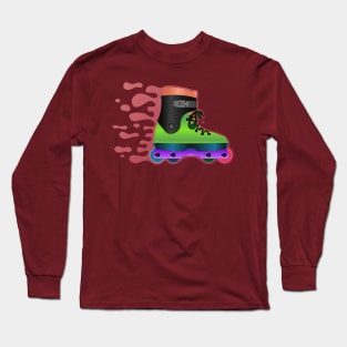 Funky Aggressive Skate Long Sleeve T-Shirt